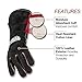 Lincoln Electric womens Jessi Combs Women s MIG Stick Welding Gloves, Black, Red, Small Pack of 1 US
