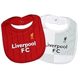 Liverpool FC Cute Baby Bibs 2 Pack - Authentic EPL