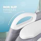 Kidoola Adjustable Potty Ladder Seat with Handles Foldable Non-Slip Grey view 5