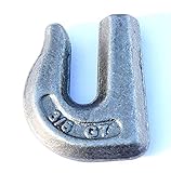 (Pack of 4) 3/8" Weld-On Clevis Grab Chain Hooks - Grade 70