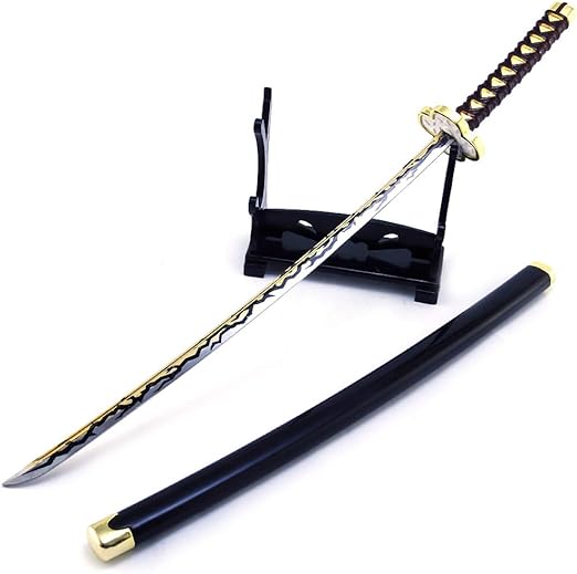 Wanqian おもちゃ 飾り 日輪刀 獪岳 かいがく 鬼滅の刃 日輪刀 ペーパーナイフ 合金製 色が落ちにくい 子供用 軽量 プレゼント お礼 贈り物 最高ギフト コスプレ アニメ 派生玩具 アニメ 萌えグッズ 通販 Amazon