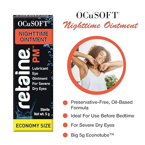 OCuSOFT Retaine PM Nighttime Ointment Lubricant Eye Ointment for