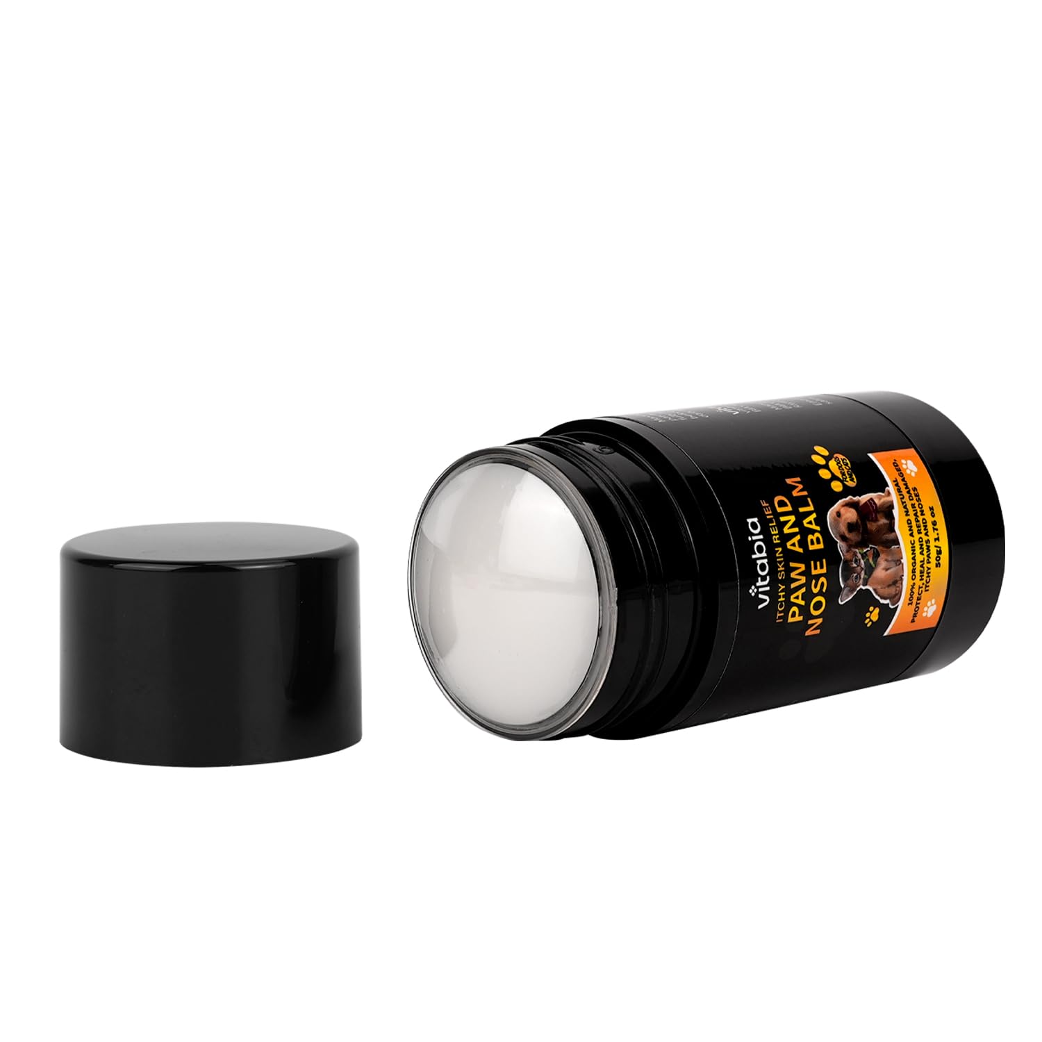 Dog Paw Balm Stick - Pets Skin Treatment With Shea Butter, Vitamin E, Organic Coconut Oil And Apple Cider Vinegar - Cat Acne, irritation and Itchy Dog Skin Relief With Nose Paw Balm for Dogs and Cat