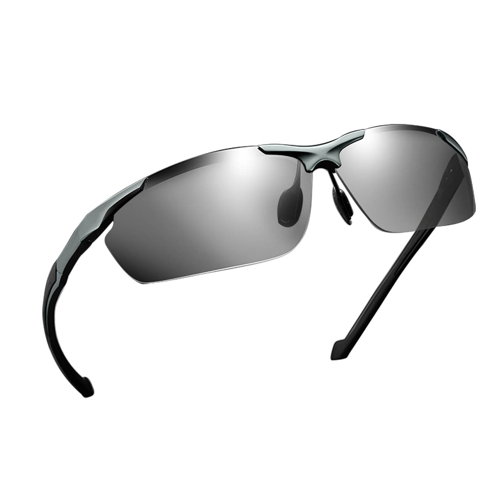 [Glazata] 偏光スポーツサングラス 偏光グラス UV400 紫外線カット ドライブ/野球/自転車/夜釣り／ランニング／ゴルフ／運転 「変色調光」商品画像
