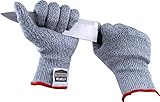 Cut Resistant Gloves - High Performance Level 5 Protection - FDA Approved - 100% Proven For Safety Gloves - by Utopia Kitchen (Medium)