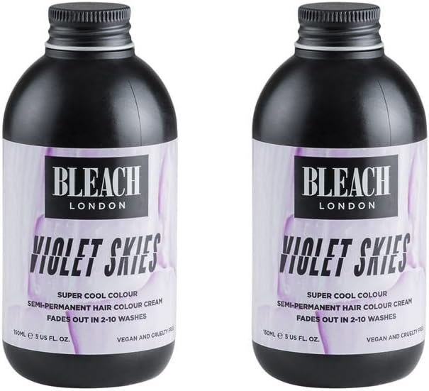 (2 PACK) BLEACH London Super Cool Colour Violet Skies x 150ml