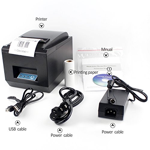 POS-Thermal-USB-Square-Receipt-Printer-Ethernet-LAN-Serial-Port-Auto-Cutter-Cash-Drawer-Port-Paper-Width-3-18-80mm-Works-on-Windows-XPVista788110-Uses