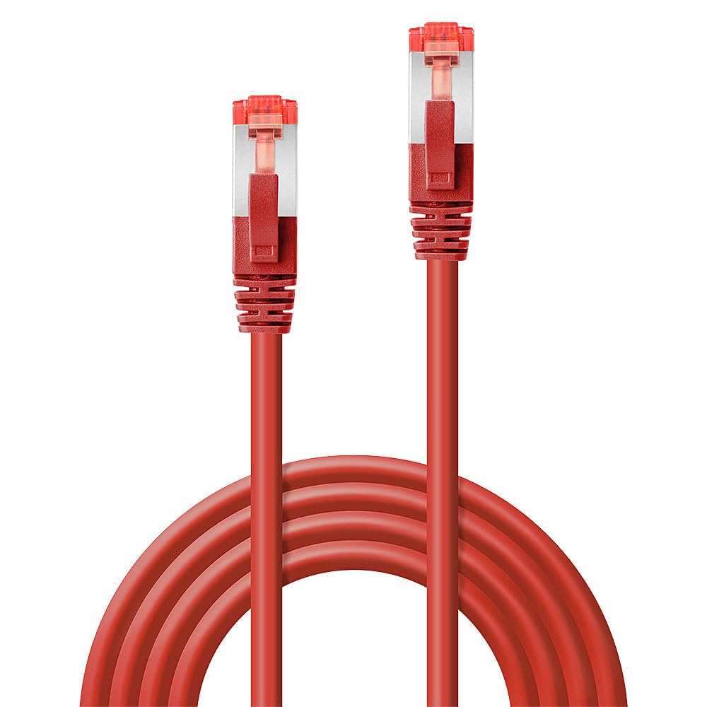 LINDY Cat.6 S/FTP Network Cable, Copper, 250MHz, Red, 7.5m