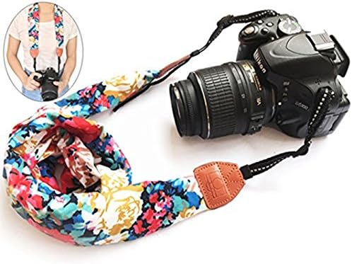 YOOYE Camera Neck Strap - Camera Strap - DSLR Camera - Chevron Scarf Super Comfortable