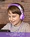Kids Headphones, Mumba Volume Limited Over Ear Headphones Girls, 85 Safe Listening Adjustable Headsets with Microphone for Kids Children Purple