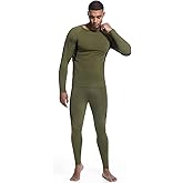 MEGE KNIGHT Thermal Underwear for Men Long Johns Top and Bottom Set Fleece Lined Base Layer Hunting Clothes for Cold Weather