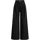 CIDER Women's Wide Leg Trousers High Waist Casual Slim Pants