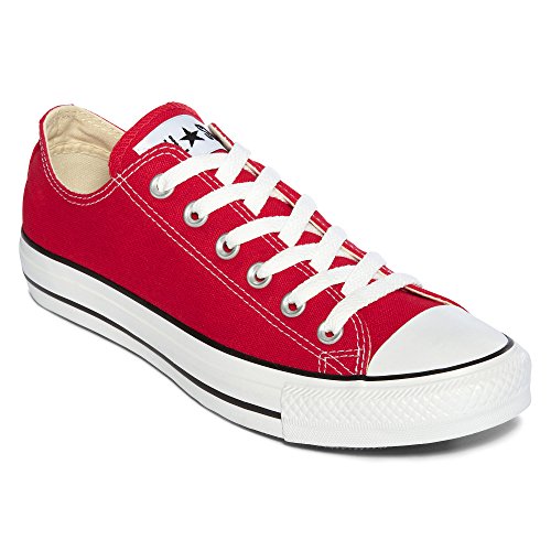 Converse Chuck Taylor All Star Low Top Sneaker, Red, 10.5 M US