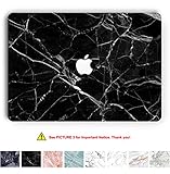 Koru Premium Black Marble Vinyl Decal Skin Sticker Case Cover for Macbook Air 13 inch (Models A1369 and A1466)