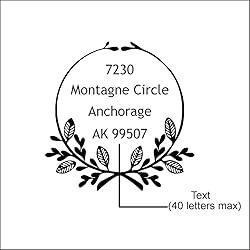 OFCCUSTOM Wedding Embosser Personalized Name Date