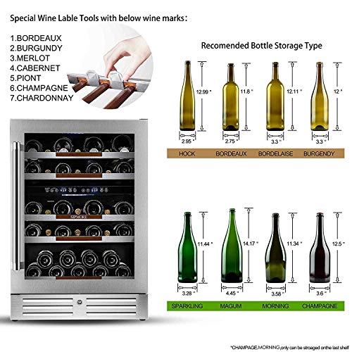 2 Refrigerator+Freestanding+Seamless+Stainless+Temperature