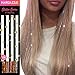 Hair Tinsel Glitter Strands - by HAIR DAZZLE - 100 x 40 inch Holographic Fairy Extensions - METALLIC MIX color - Salon Quality & Safe For Kids, Perfect Christmas Party Accessories or Gifts for Girls