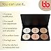 Contour kit, 6 Colors Professional Face Sculpting, Camouflage and Concealing Powder Makeup Blush Palette, By Beauty Bon