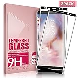 Galaxy Note 8 Screen Protector Aonsen, Full Screen Coverage (2 Pack) Scratch Resistant Ultra HD Clear Tempered Glass Screen Protector for Galaxy Note 8 - Black