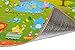 BMyBaby Kids Play Mat Rug by Portable Baby Floor Foam Playmat and Gym with Beautiful Graphics and Adorable Animal Friends - Portable for Outdoor or Indoor Use