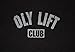 Oly Lift Club - Black - Men's Long Sleeve Triblend Hoody Shirt