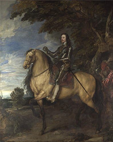 Oil Painting 'Anthony Van Dyck Equestrian Portrait Of Charles I', 10 x 13 inch / 25 x 32 cm , on High Definition HD canvas prints is for Gifts And Bar, Gym And Home Office Decoration, art