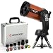 Celestron NexStar 8 SE Schmidt-Cassegrain Computerized Telescope - with Deluxe Accessory Kit (5 Celestron Plossl Eyepieces, 1.25" Barlow Lens, 1.25" Filter Set, Accessory Carry Case