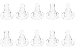 Kichvoe Livestock Feeding Pacifier and Lamb Feeder Nipples 10pcs Silicone Milk Bottle Replacement for Farm