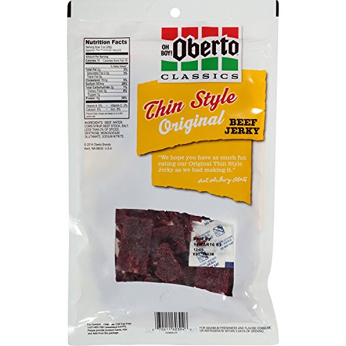 Oh Boy! Oberto Classics Original Thin Style Beef Jerky, 5.7 Ounce