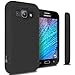 Galaxy J1 Case (Verizon 2015), CoverON [HexaGuard Series] Slim Hybrid Hard Phone Cover Case for Samsung Galaxy J1 J100H / J100VZ- Black