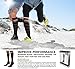 SB SOX Lite Compression Socks for Men & Women (15-20mmHg) – Best Compression Socks for Travel, Sports, and Daily Wear - XXL Sizes too! (Stripes - Gray/Purple, L/XL)