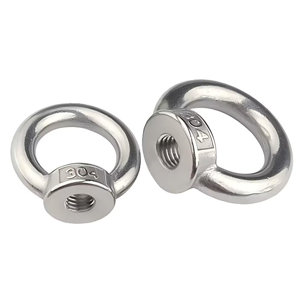 SYDARSYN M3 Lifting Ring Eye Nuts 304 Stainless Steel Ring Nut Fasteners (3 pcs)
