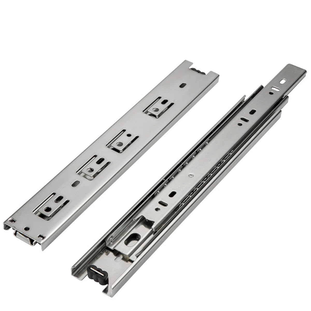 MOCNT 1 Pair (2 Piece) Heavy Duty 45mm Drawer Runners 300mm Drawer Rail Runners 45kg Ball Bearing Steel Drawer Slides Cabinet Sliding Extension Kitchen Desk Rail Runners