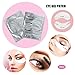 Under Eye Pads Lint Free Lash Extension Eye Gel Patches & Eyelash Mascara Brushes Wands Applicator Makeup Brush & Nail Art Tattoo Glue Rings Holder Beauty Tools (100 PACKS)