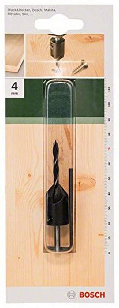 Bosch 2609255217 Wood Drill Bit with 90 Degree Countersink/Diameter 4mm