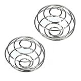 JCBIZ 4-Pack Whisk Ball For Shaker Bottle 304 Stainless Steel Spring Juice Milk Drink Mixer Blender Home Cooking Mixer Cook Tool 5.2x4.5cm