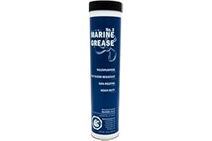 Liquid-O-Ring Multi-Purpose Marine Grease – NLGI #2, Saltwater Resistant, High Temperature, Heavy Duty, Made in The USA (14oz