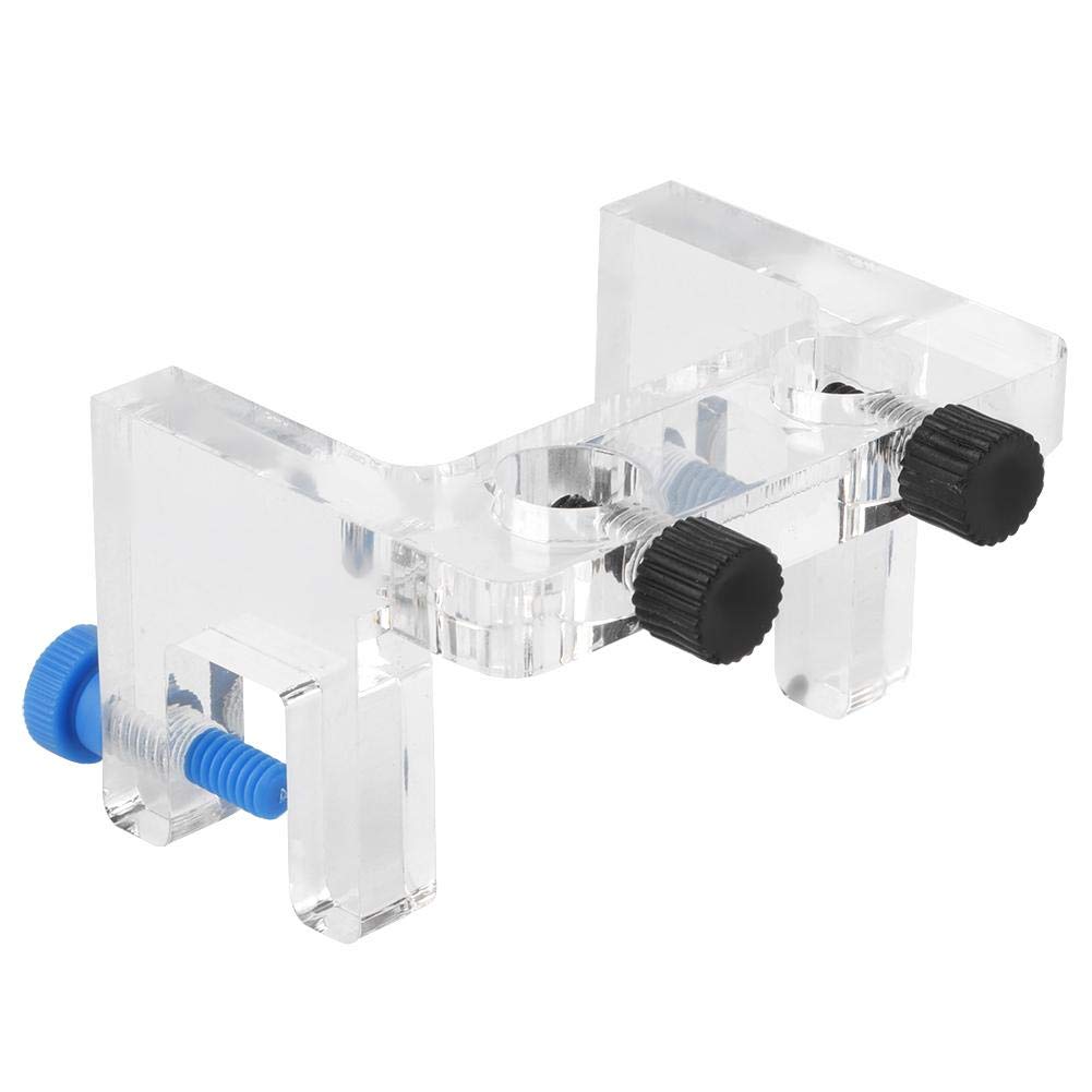Pssopp Fish Tank Hose Tube Holder Transparent Acrylic Aquarium Hose Holder Fixed Mount Fish Tank Probe Fixture Rack