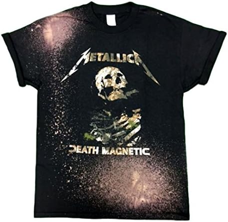 Vintage Wear LA Metallica "Death Magnetic" Custom Distressed Bleached Band Tee