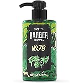 Barber Marmara No. 78 Shaving Gel for Men Transparent No Foam Shave Gel with Pump Professional Turkish Barber Quality for Beard Contours, Neckline &amp; Close Shave Gel 16.9 oz