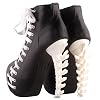 SHOW-STORY-Punk-Two-Tone-Lace-Up-Zip-High-top-Bone-Platform-Ankle-BootsLF80666