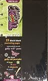 Office Product GELLY ROLL JOURNAL REFILL PAPER (BLANK BLACK) 4-1/2 INCH X 7-1/2 INCH Book