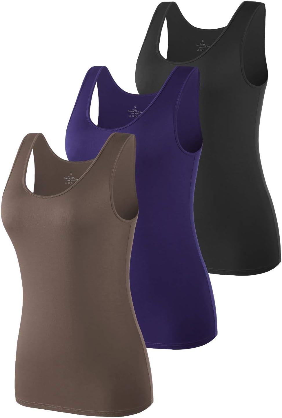 Womens Supersoft Camisole Stretch Casual Tank Tops