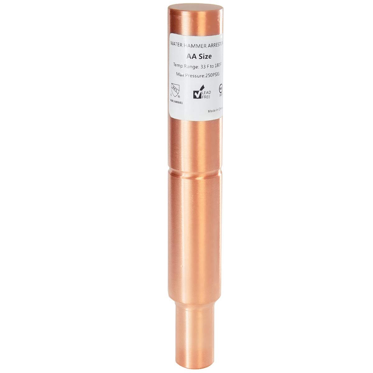 EFIELD MH-260 1/2-Inch Straight MIP Copper Water Hammer Arrestor,(HAMMER023)