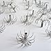 COMKING 50PC 12Point Shrimp Nickel Squid Hooks 28mm EGI Squid JIGS Fishing Tackle