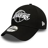 New Era NBA Essential Outline 940 Loslak Cap, Black, One Size