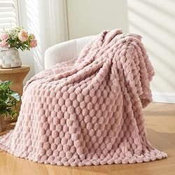NEWCOSPLAY Super Soft Queen Blanket Pink Premium