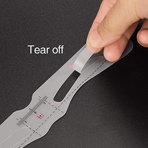 JASSINS 12 Models Eyebrow Stencil Guide Card Multiple Shapes Eyebrow Template DIY Shaping Makeup Tools