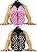 ELA Sports Yoga Socks Grip Non-Slip Cotton Women, Size Fits All,(4 Colors,Pack of 4)