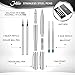 Jofelo Luxury Metal Pen Set | Smooth & Elegant Executive Ballpoint Rollerball Writing Pens & Refills | Signature Weight & Balance | Best Fancy Gift for Professional Writers, Men Women